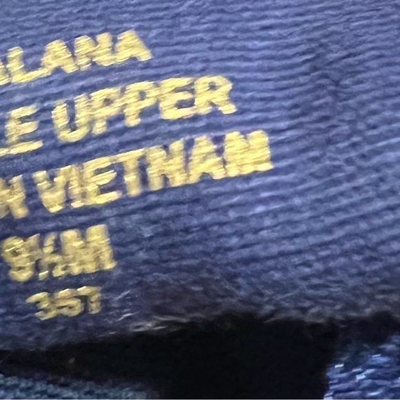 G By Guess Alana Shoes Womens Sz 9 1/2 Blue White Slip Ons - Picture 4 of 5